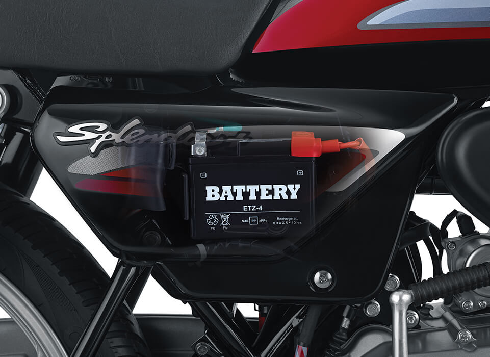 Hero Splendor+ Black and Accent